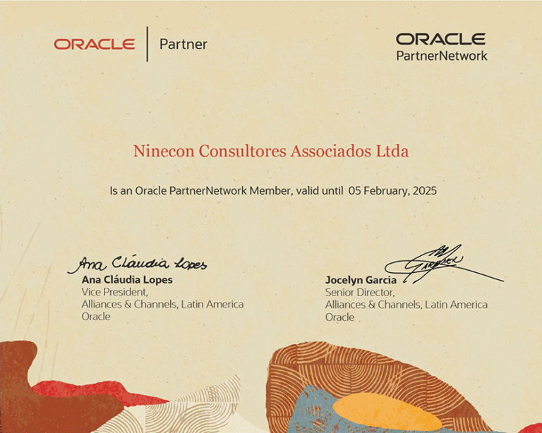 Ninecon - Oracle Partner Network Member - Fev-25
